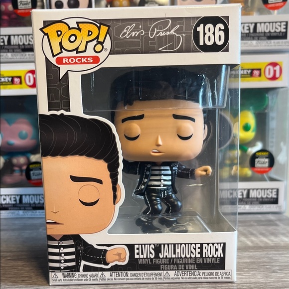 Funko Other - Funko Pop Rocks Elvis Jailhouse Rock Figure